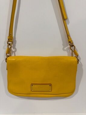 Marc by Marc Jacobs Yellow Leather Crossbody Bag